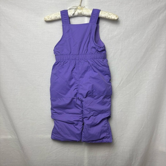 L.L. Bean Kids Snow Bib Overalls in Vibrant Purple 2T - Picture 5 of 6